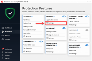 Bitdefender Review - Protection features
