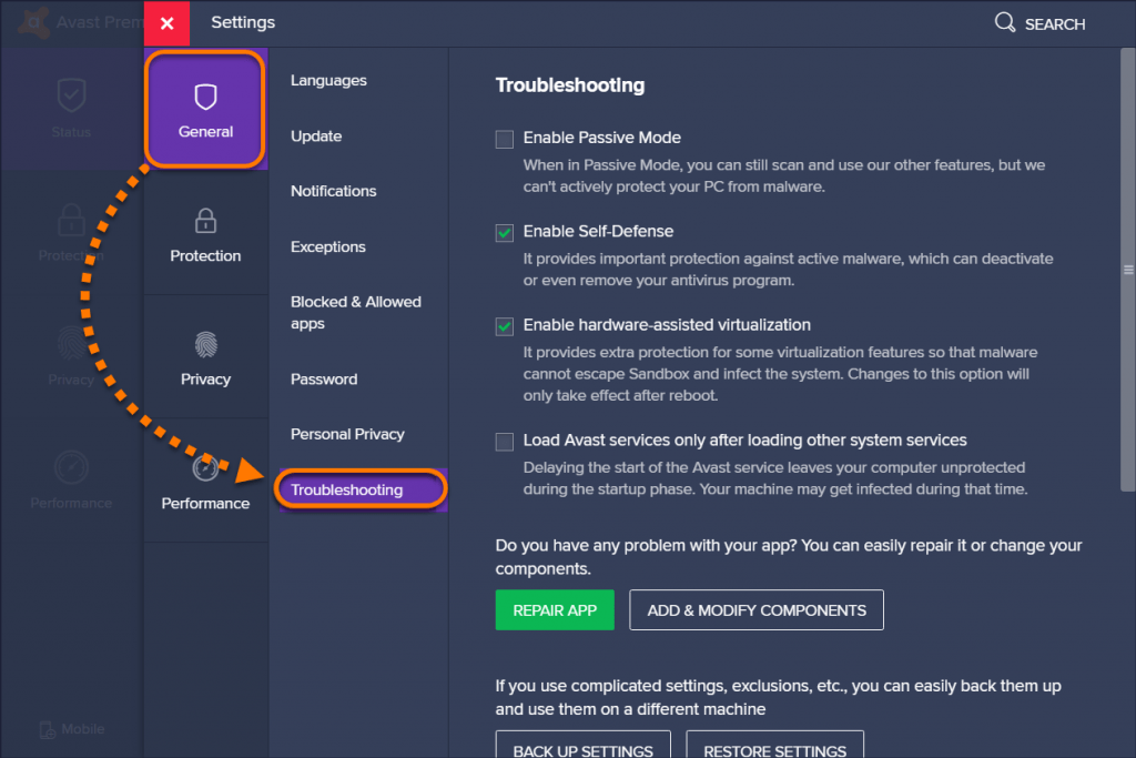 how to disable avast premier temporarily