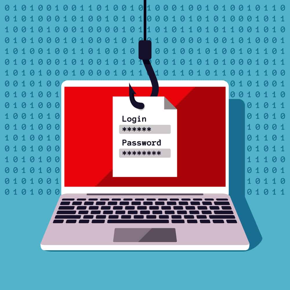 Password data phishing,hacker attack prevention
